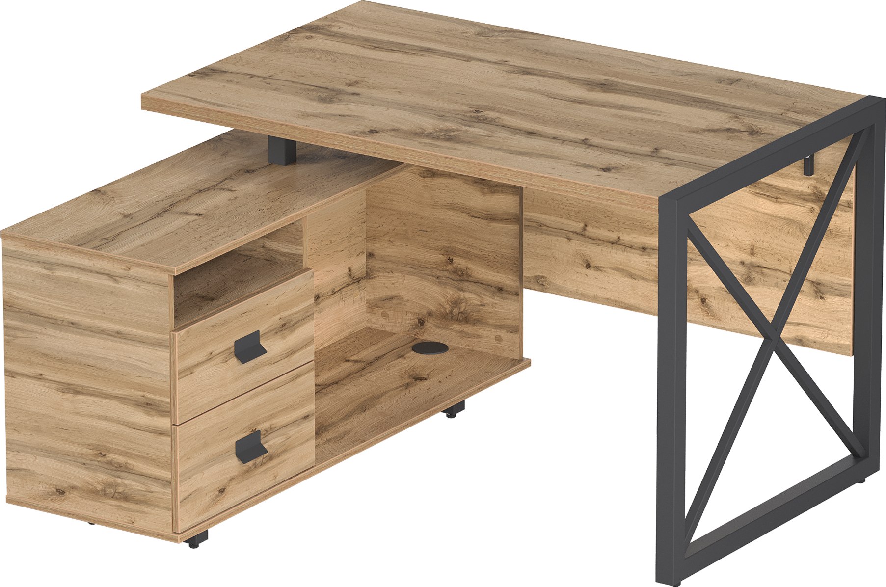 Письменный стол КАЛИФОРНИЯ МЕБЕЛЬ Хардвиг 1200 - фото 16