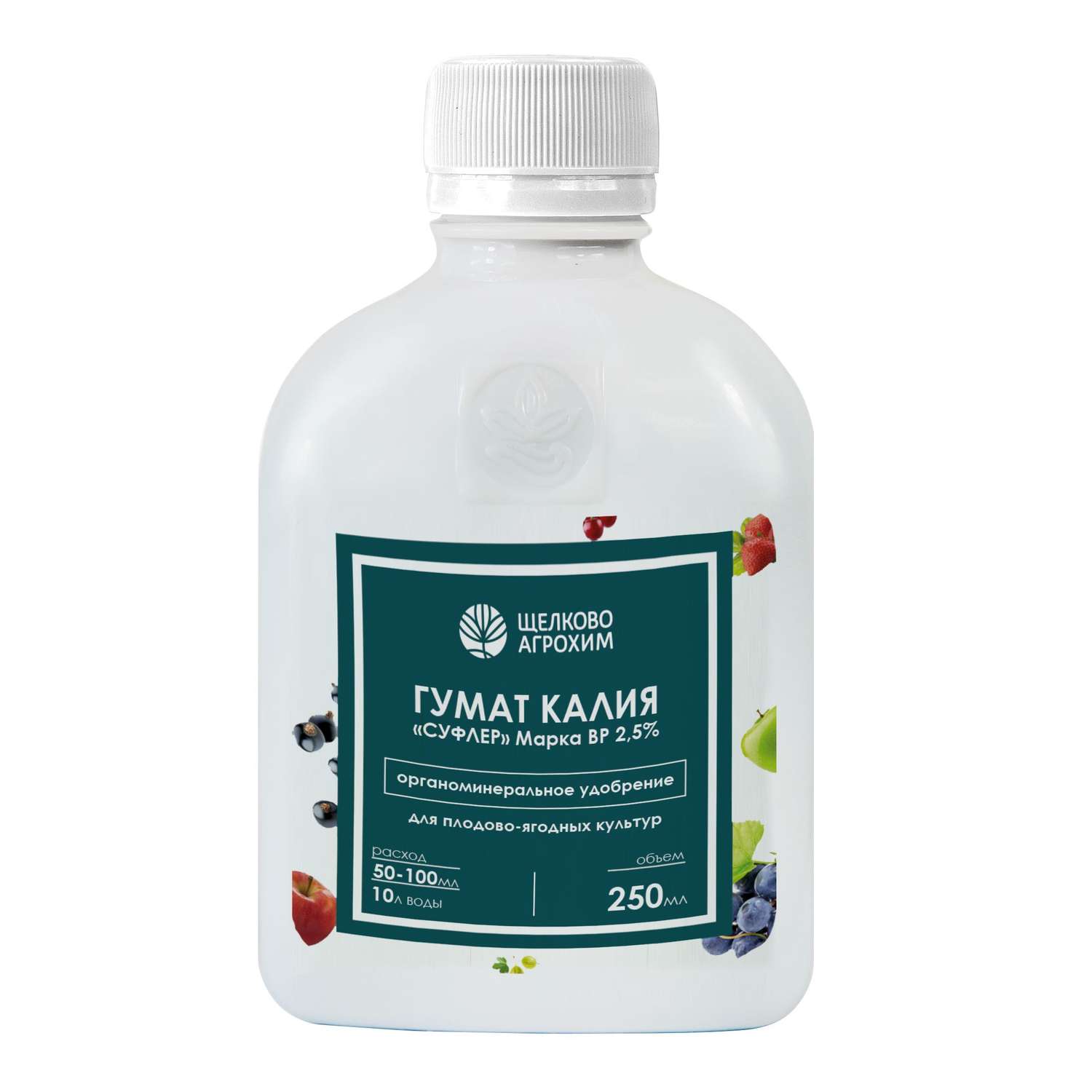 Гумат калия Щелково Агрохим Суфлер для плодово-ягодных культур 250мл - фото 1