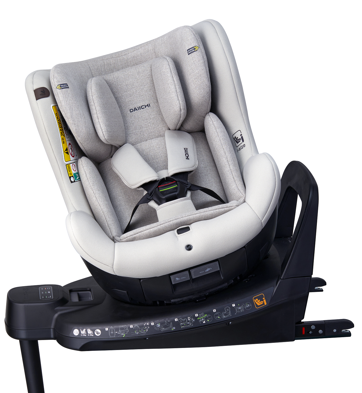 Автокресло DAIICHI One-FIX Isofix 0+/1 (0-18 кг) - фото 12