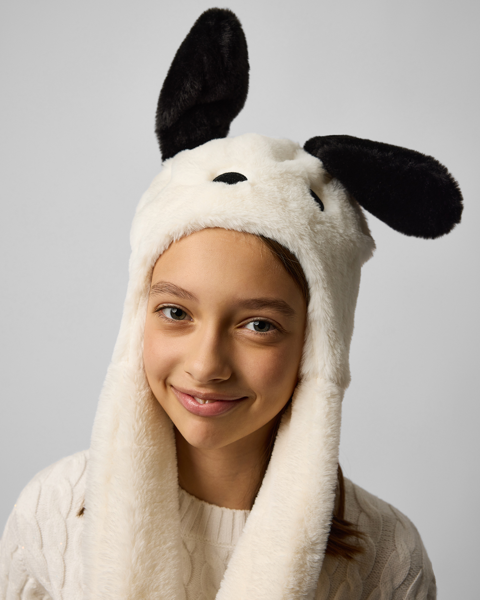 Шапка Grimmo Собака с подвижными ушками W24-CA13GRkg-0099 - фото 5