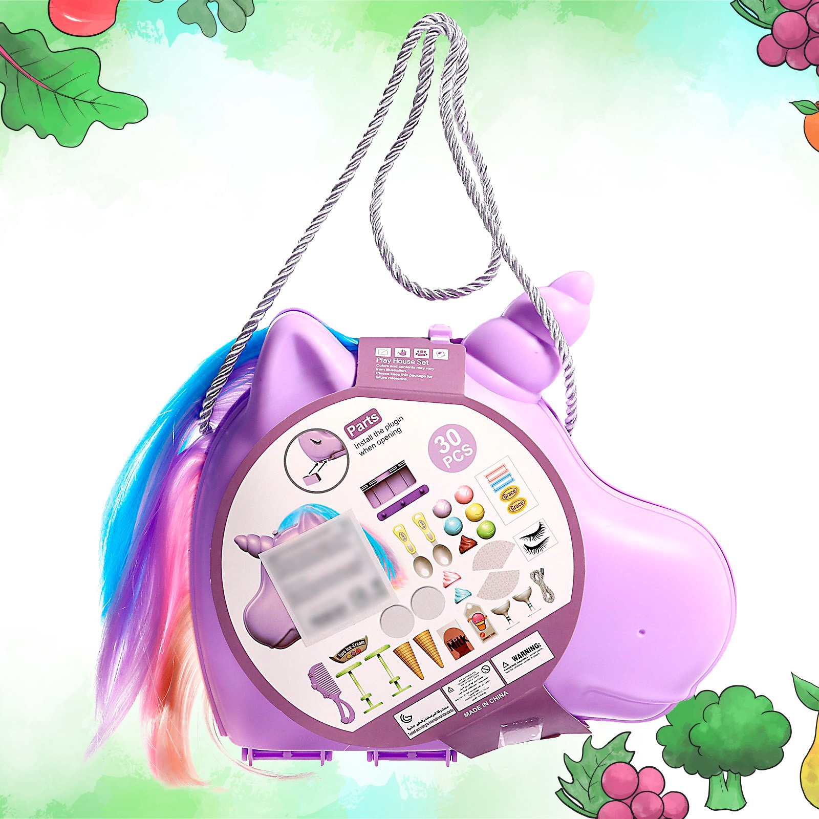 Игровой набор Sima-Land продукты, прилавок, касса, тележки и корзинки - фото 12