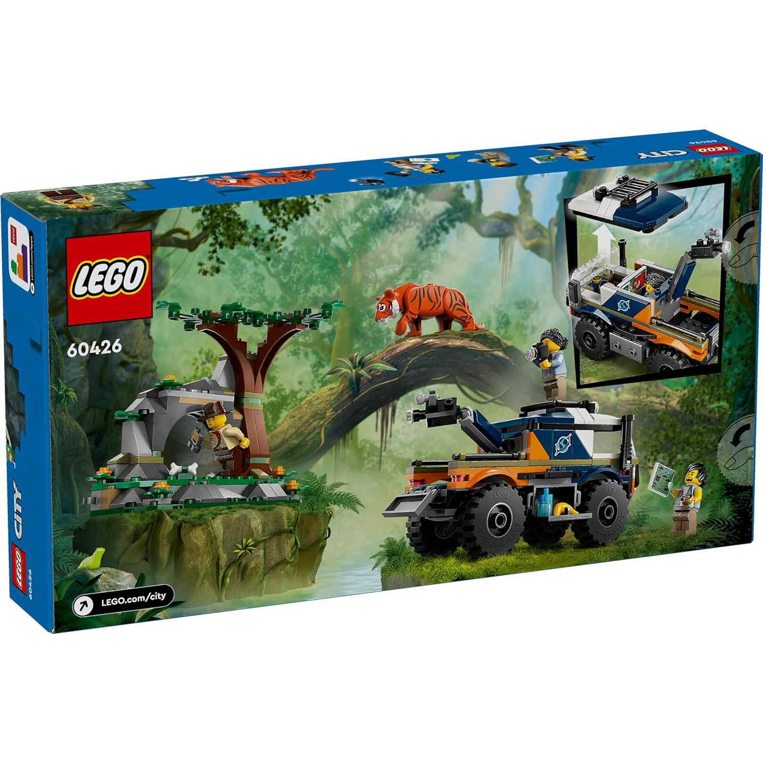 Конструктор LEGO City Jungle Explorer Off-Road Truck 314 дет. - фото 5