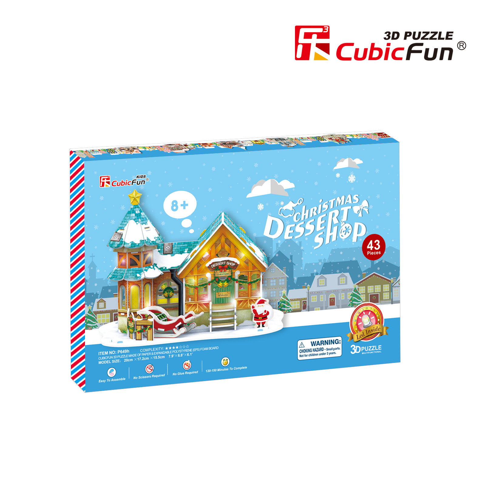 Пазл CubicFun Рождественская кондитерская 3D - фото 11