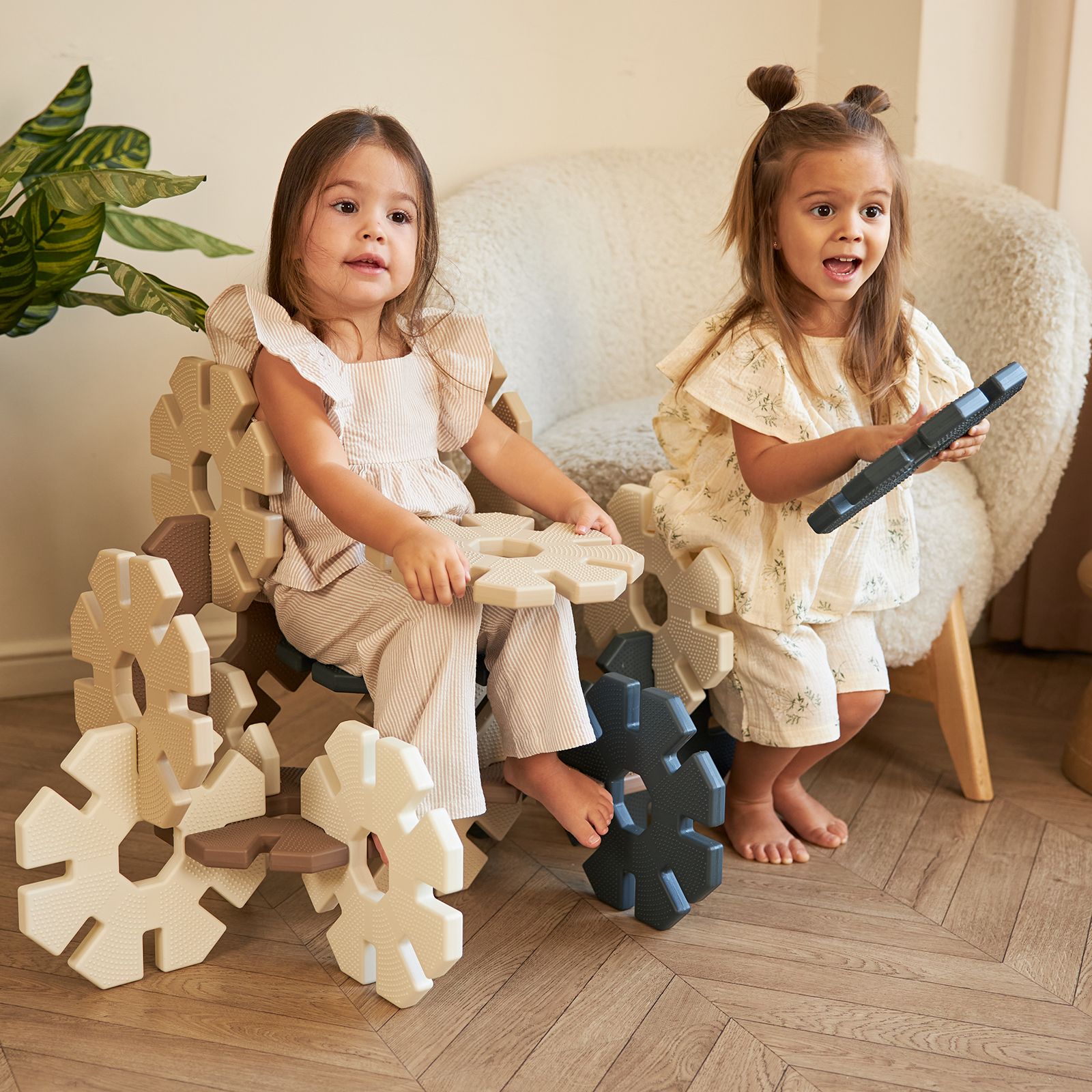 Конструктор UNIX Kids Snowflakes 32 дет. - фото 12
