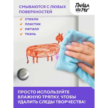 Фломастеры ПАНДАРОГ 6 цв.