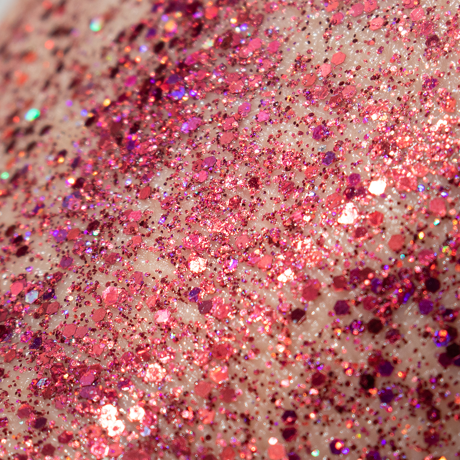 Глиттер шиммер для тела ХОББИЛАБ Алая ягода 30 г - фото 9