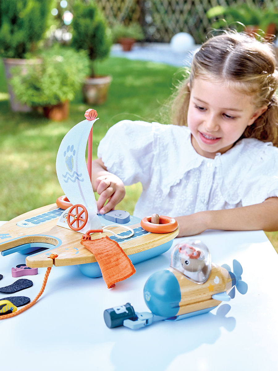 Игровой набор Hape Эко-катамаран - фото 2