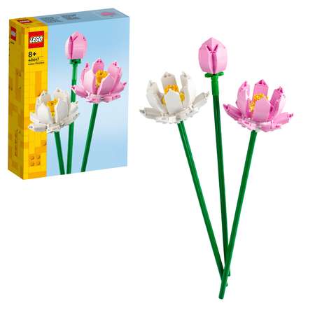 Конструктор LEGO Botanicals Цветы лотоса блочный