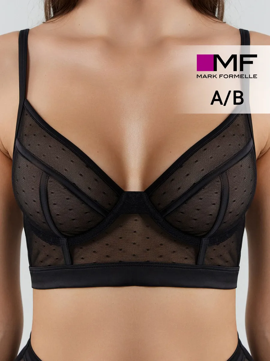 Бюстгальтер Mark Formelle (Марк Формэль) 512509/черный в горошек - фото 2
