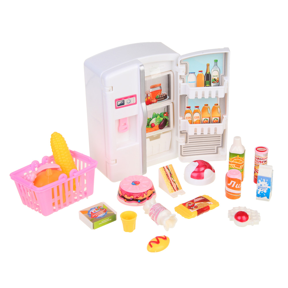 Игрушка Игроленд холодильник, продукты - фото 4