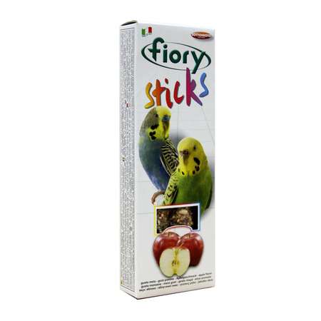 Лакомство для попугаев Fiory Sticks Палочки с яблоком 30г 2 шт