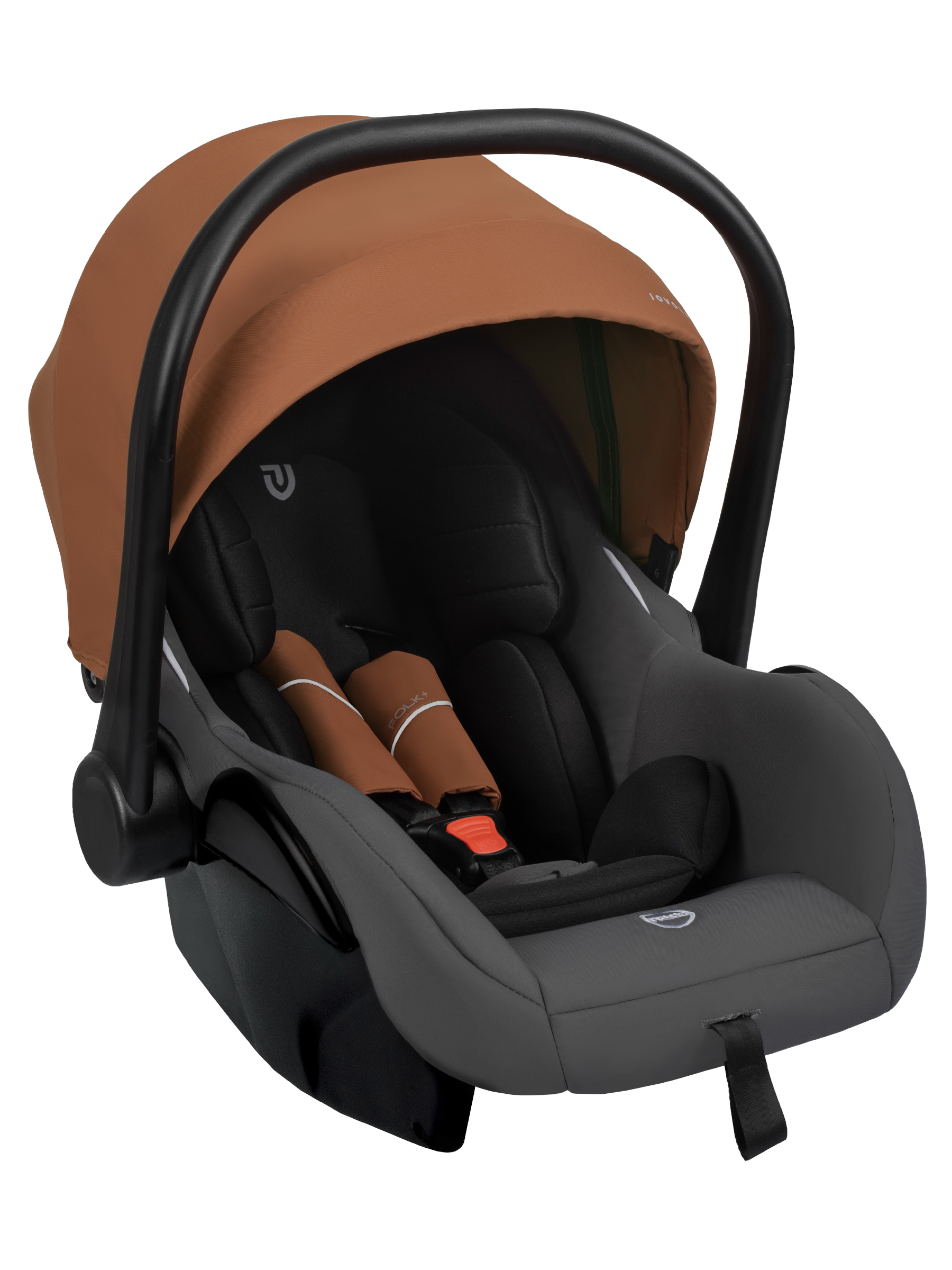 Коляска трансформер JOVOLA Folk+ 3в1 оранжевый - фото 19