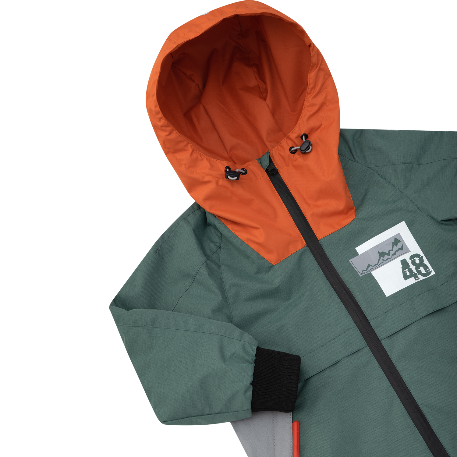 Ветровка Oldos OCSS23JK1T018_ОЛИВКОВЫЙ - фото 9