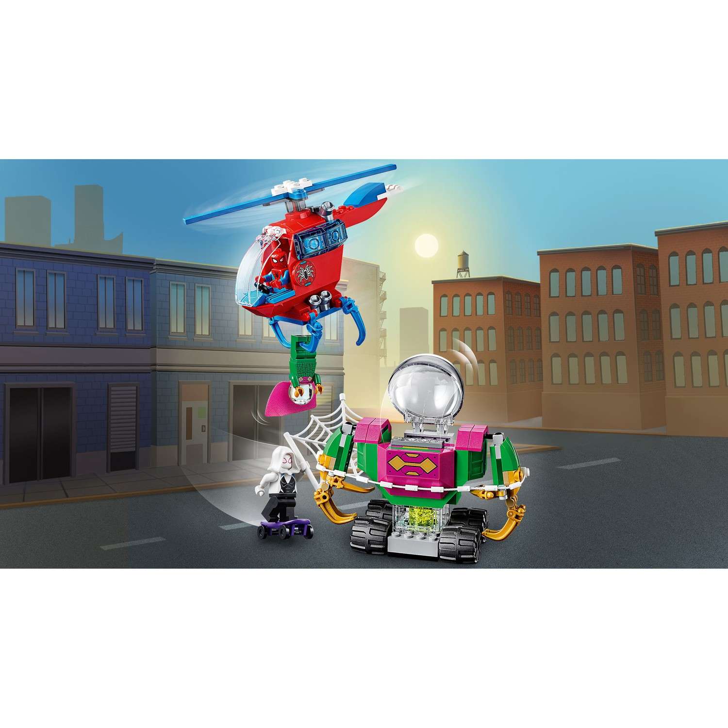 Конструктор LEGO Marvel Super Heroes Угрозы Мистерио блочный - фото 9