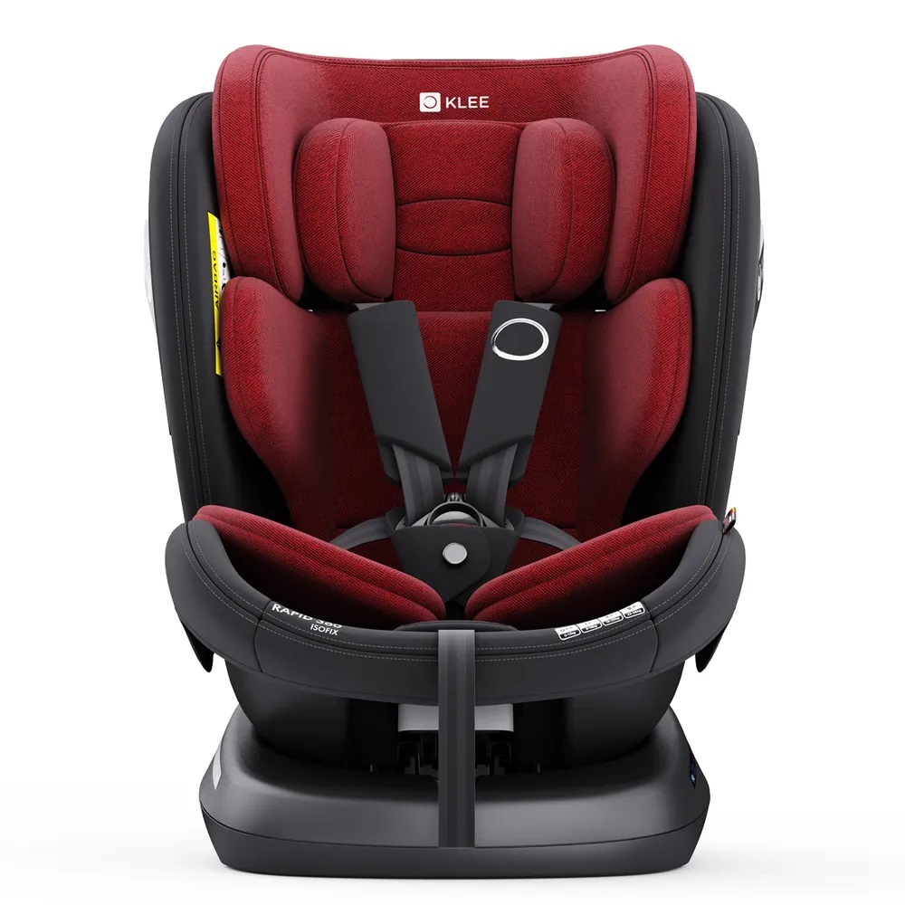 Автокресло KLEE Rapid 360 Fix Isofix 0+/1/2/3 (0-36 кг) красный - фото 2