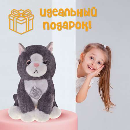 Мягкая игрушка Fluffy Family Котенок Дымка 20см