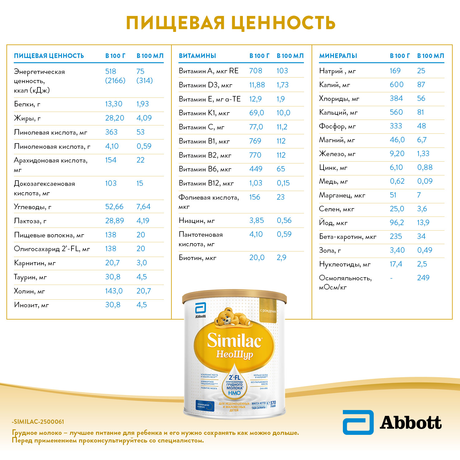 Смесь Similac НеоШур с 0 месяцев - фото 11