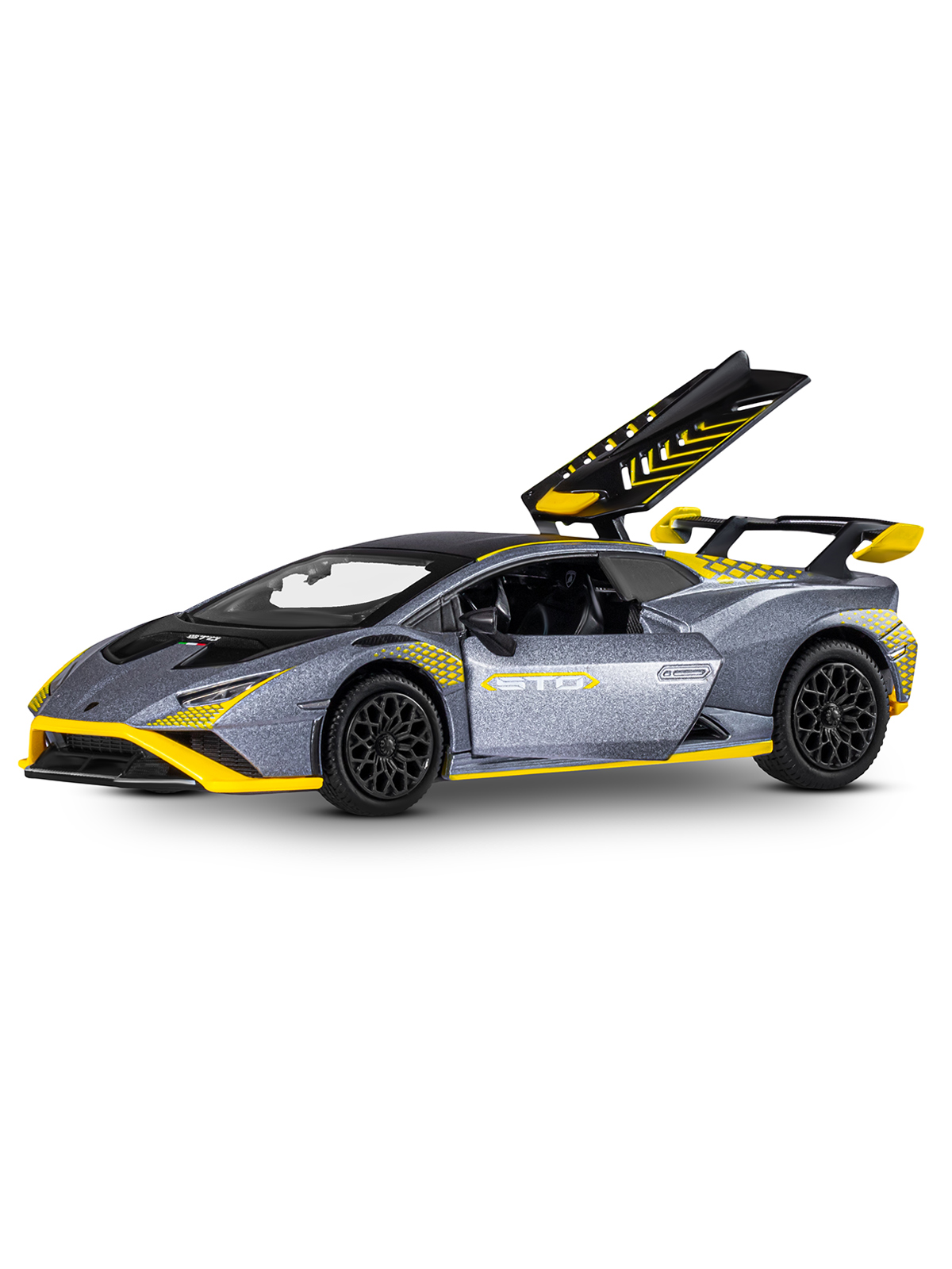 Автомобиль АВТОпанорама Lamborghini Huracan STO 1:24 JB1251759 - фото 14