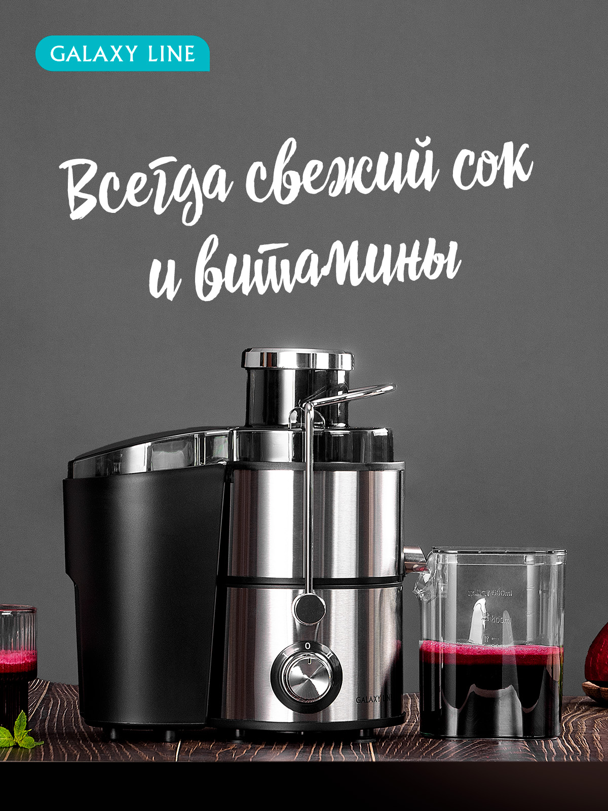 Соковыжималка Galaxy LINE GL0809 - фото 8