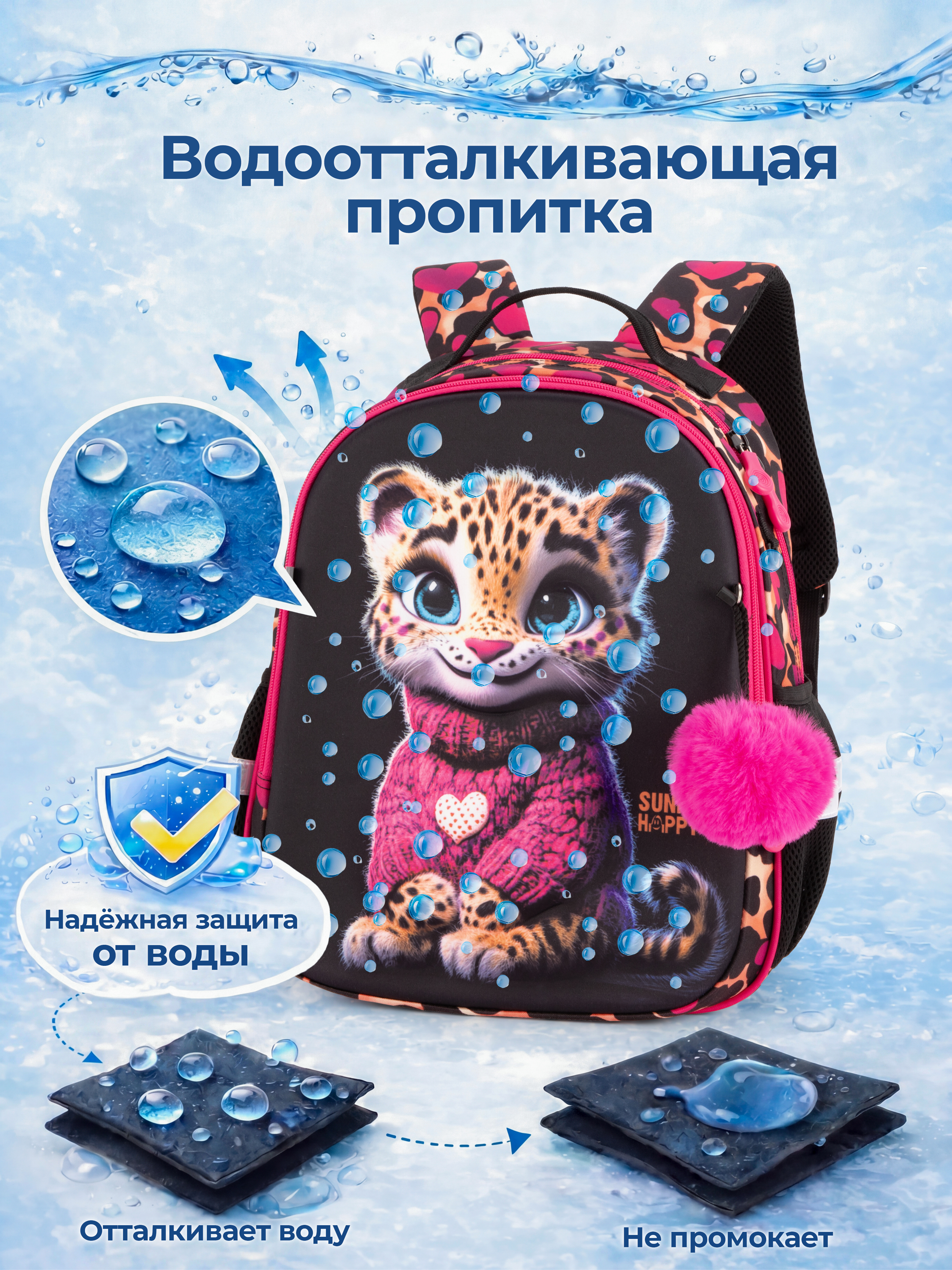 Рюкзак Sunny Happy набор 7 в 1 - фото 13