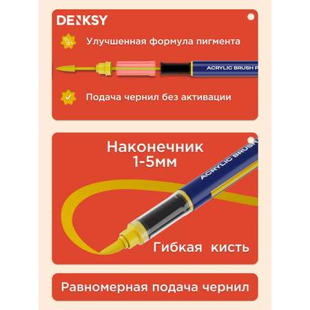 Маркеры DENKSY 36 цв.
