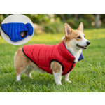 Куртка для собак Sima-Land двухсторонняя красная/синяя