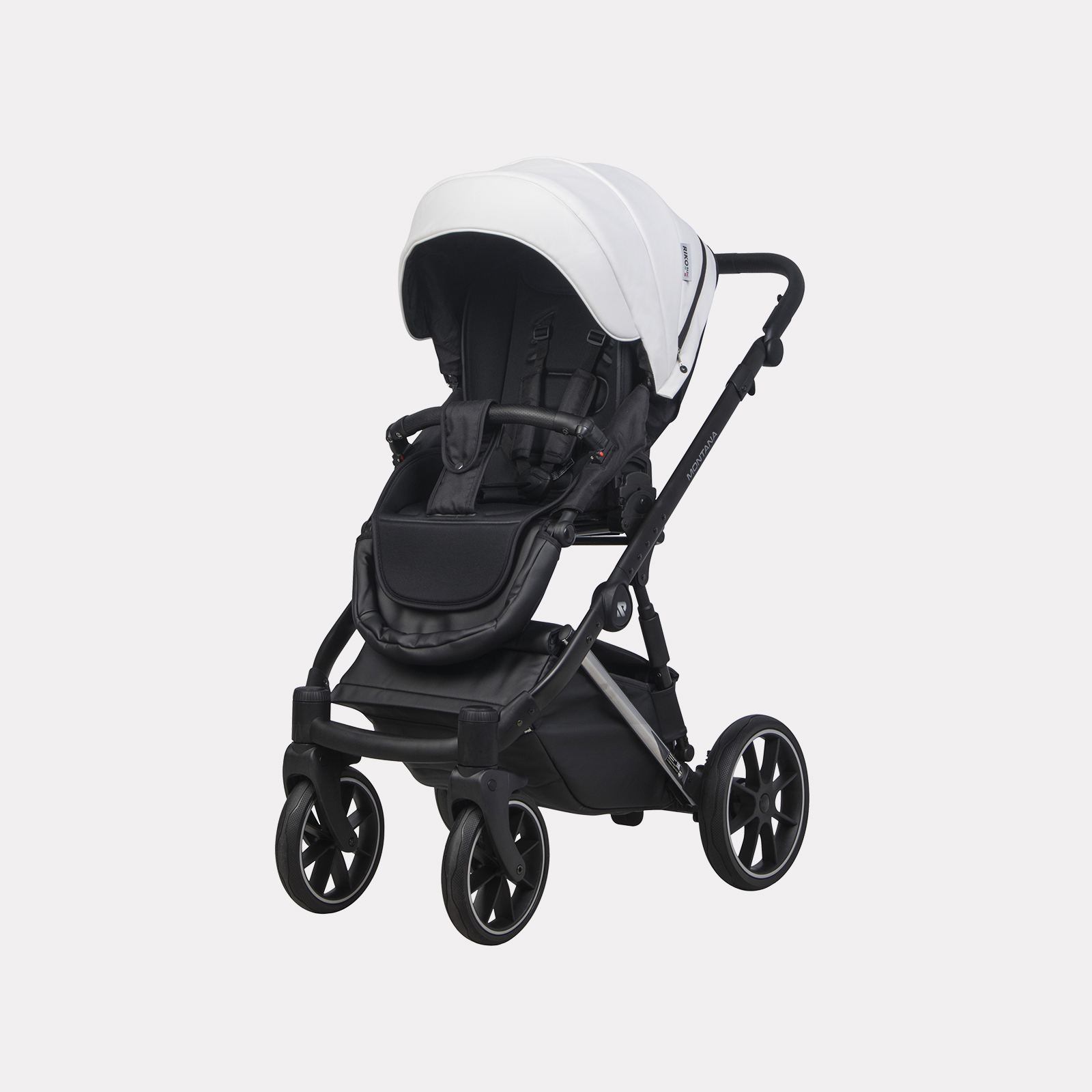 Коляска 2в1 Riko Basic Montana Premium Silver - фото 6