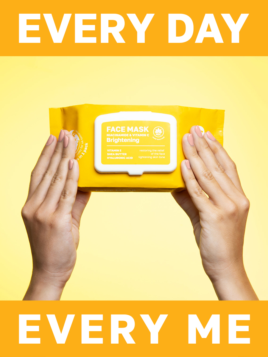 Маска тканевая NAME SKIN CARE с Ниацинамидом и Витамином C 30 шт. - фото 9