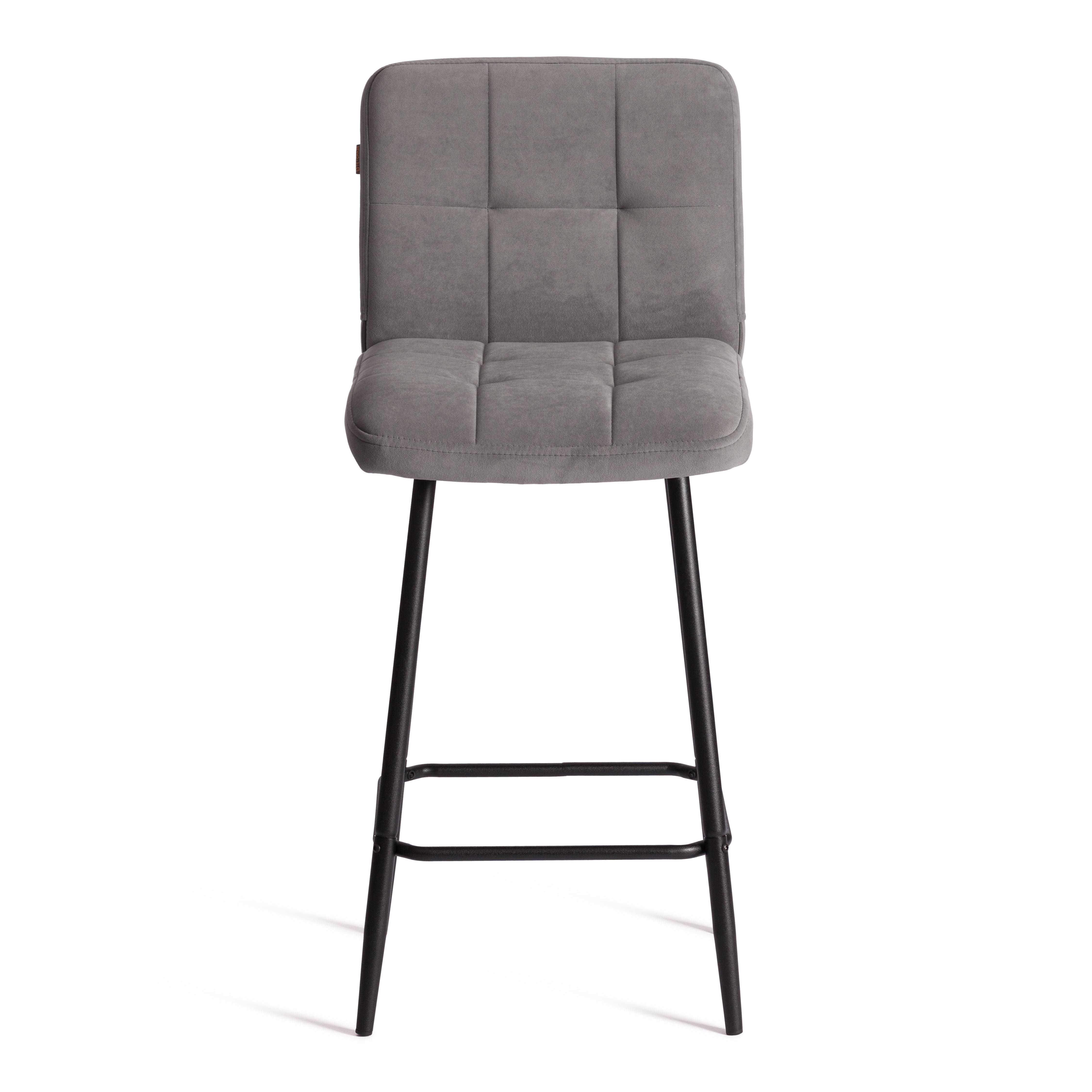 Стул TETCHAIR Medeo велюр серый - фото 6