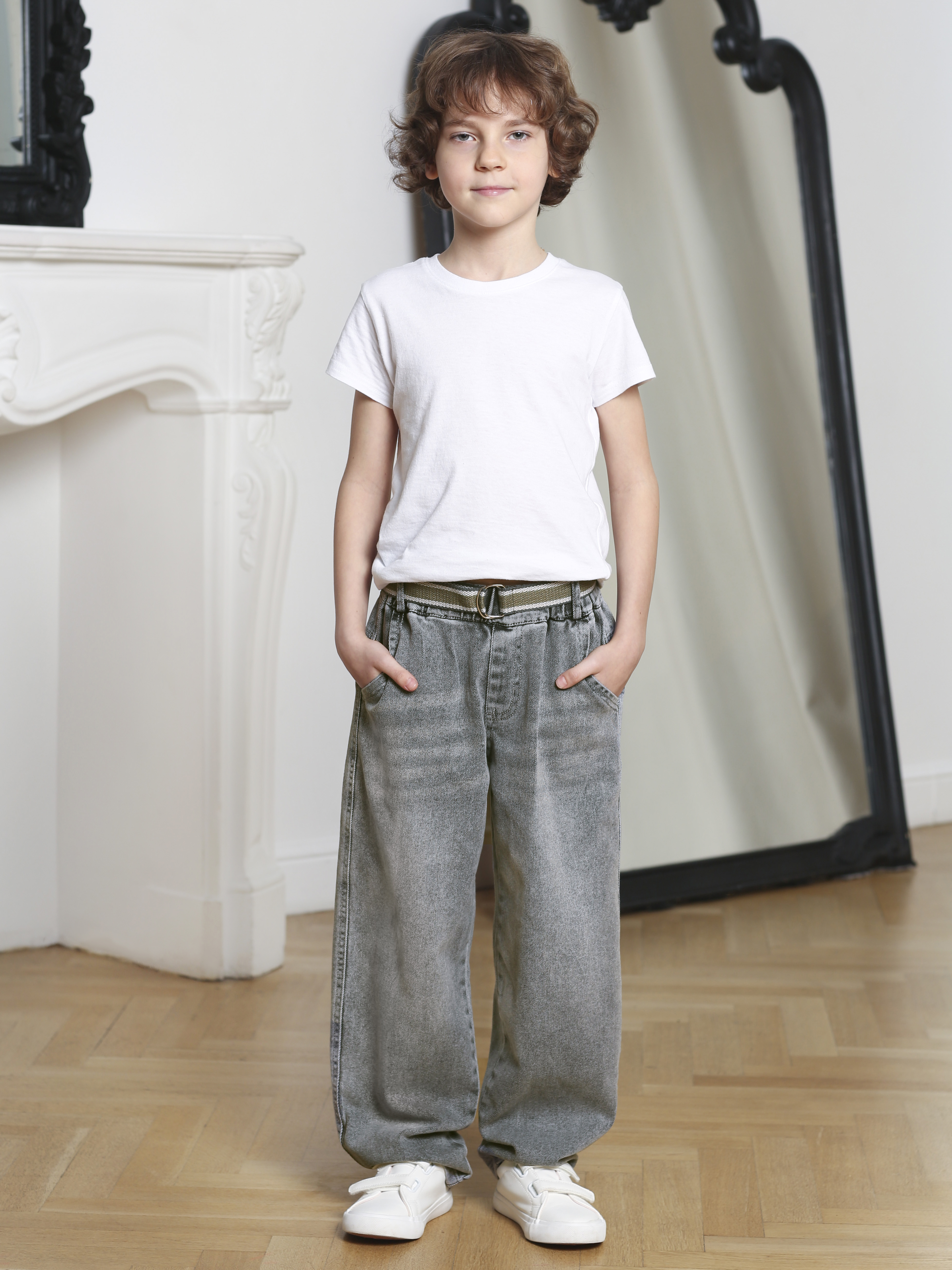 Джинсы-бананы СИНИЙ МИР R139B-IL - фото 13