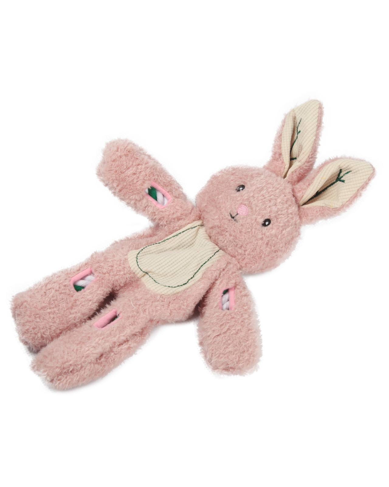 Игрушка для собак Barbaks Зайчиха Аксинья мягкая с пищалкой шуршит 36*24см - фото 2