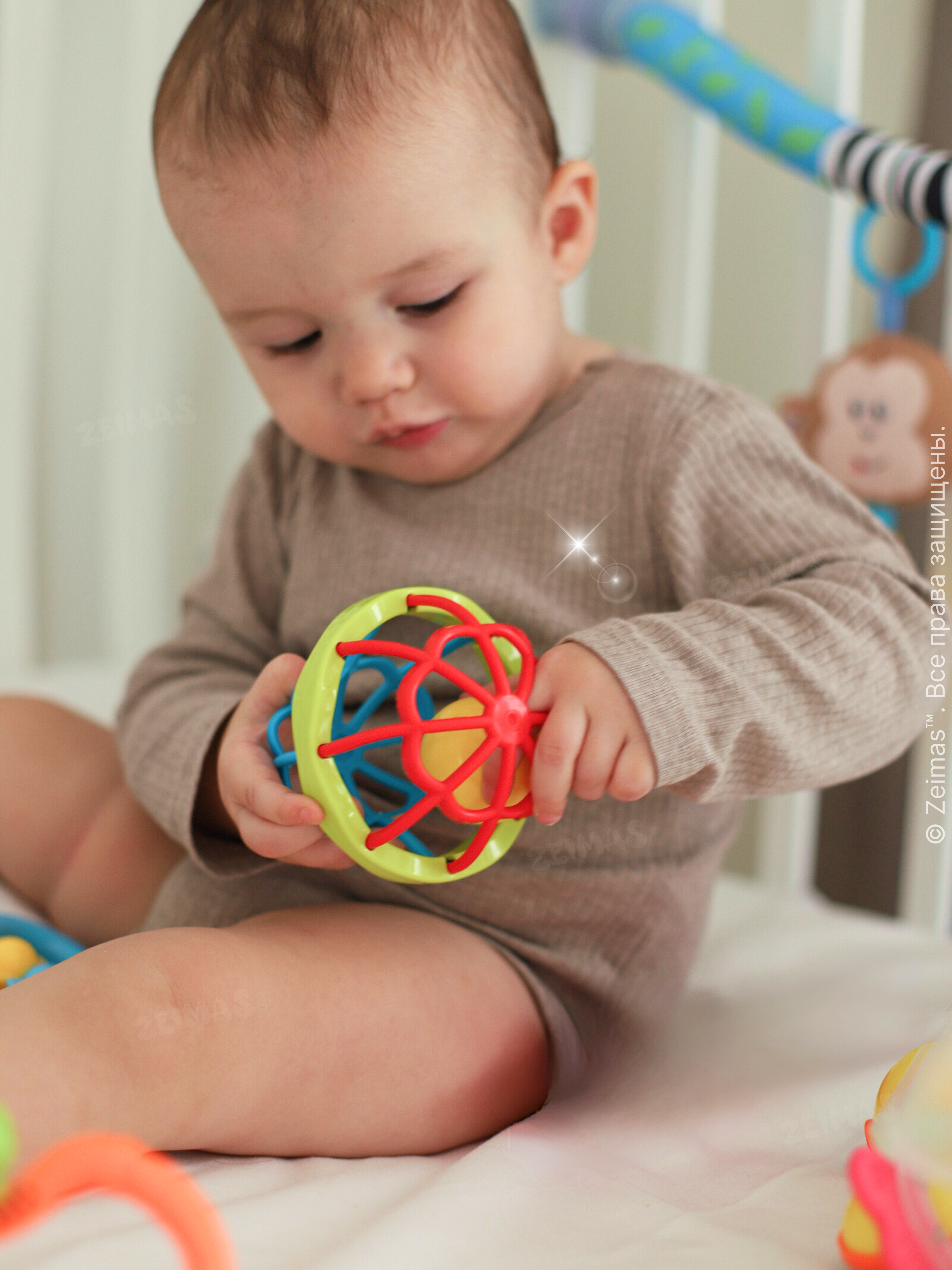 Игрушка Zeimas погремушка 13 игрушек с телефоном - фото 16