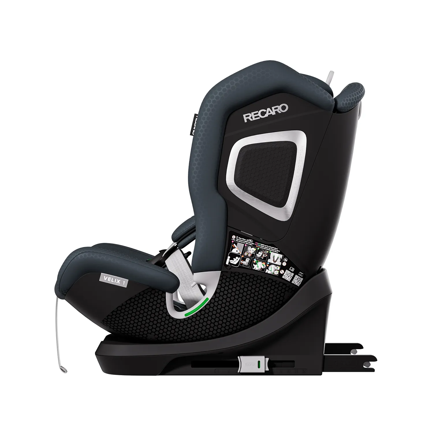 Автокресло Recaro Velix 1 Isofix 1/2/3 (9-36 кг) серый - фото 5