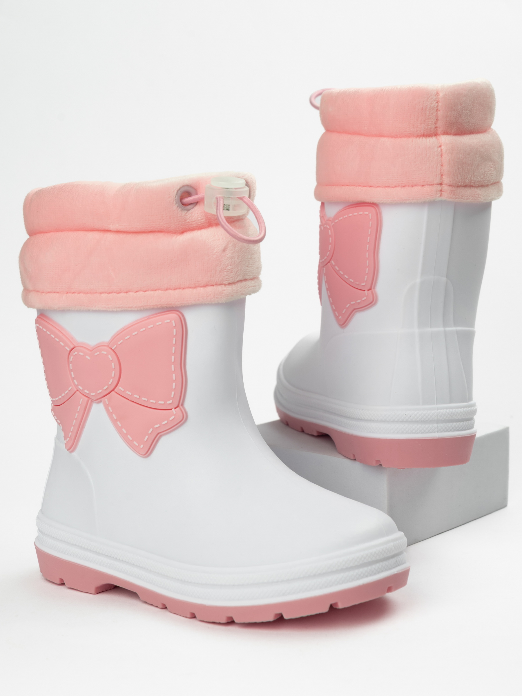 Сапоги резиновые TikkaGo 7B05_2025-05_white-pink - фото 2