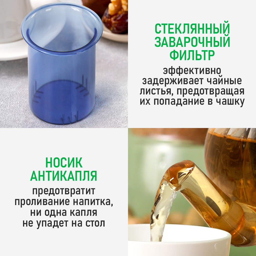 Чайник заварочный MARTA MT-GD3776A - фото 6