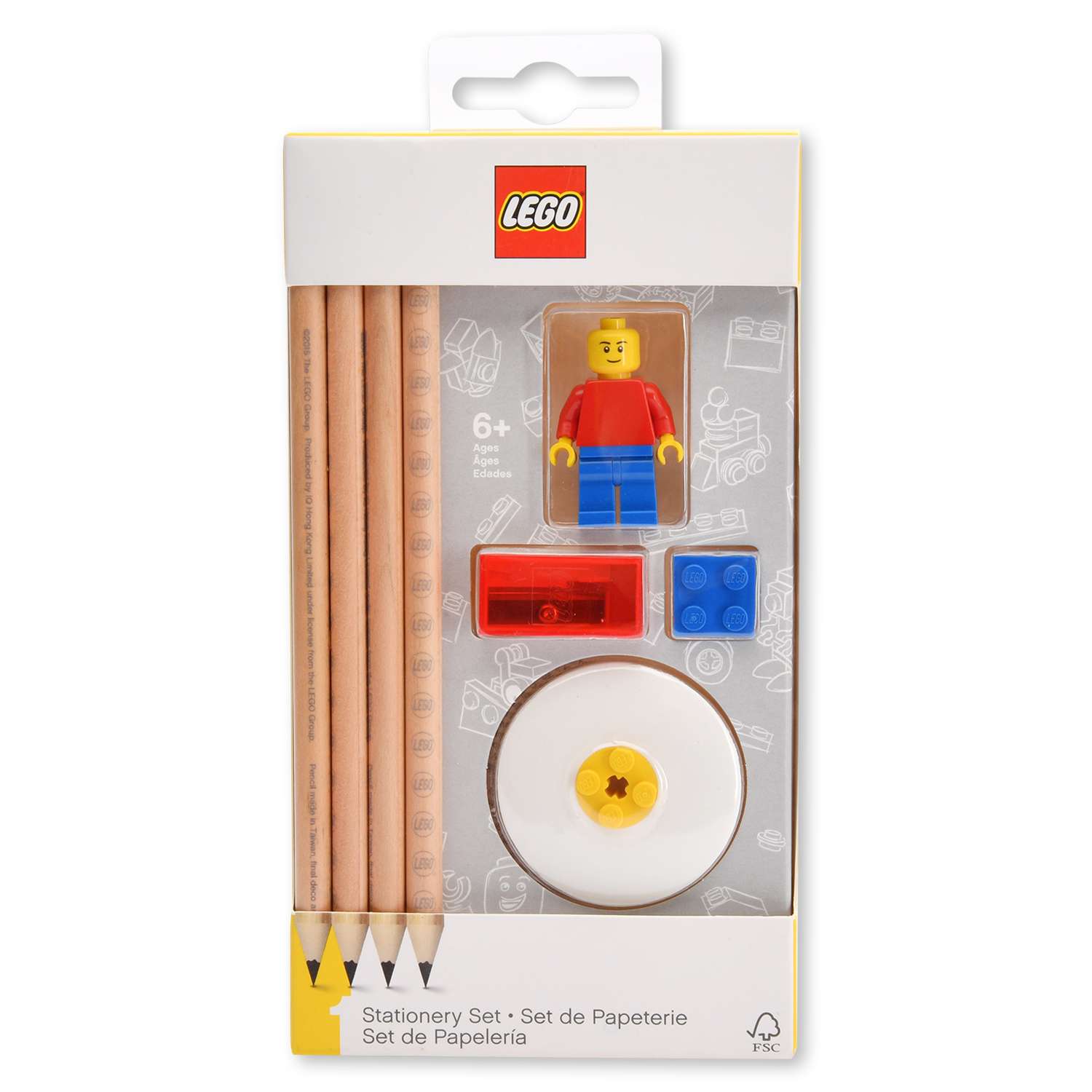 Карандаши чернографитные LEGO 4 шт. - фото 1