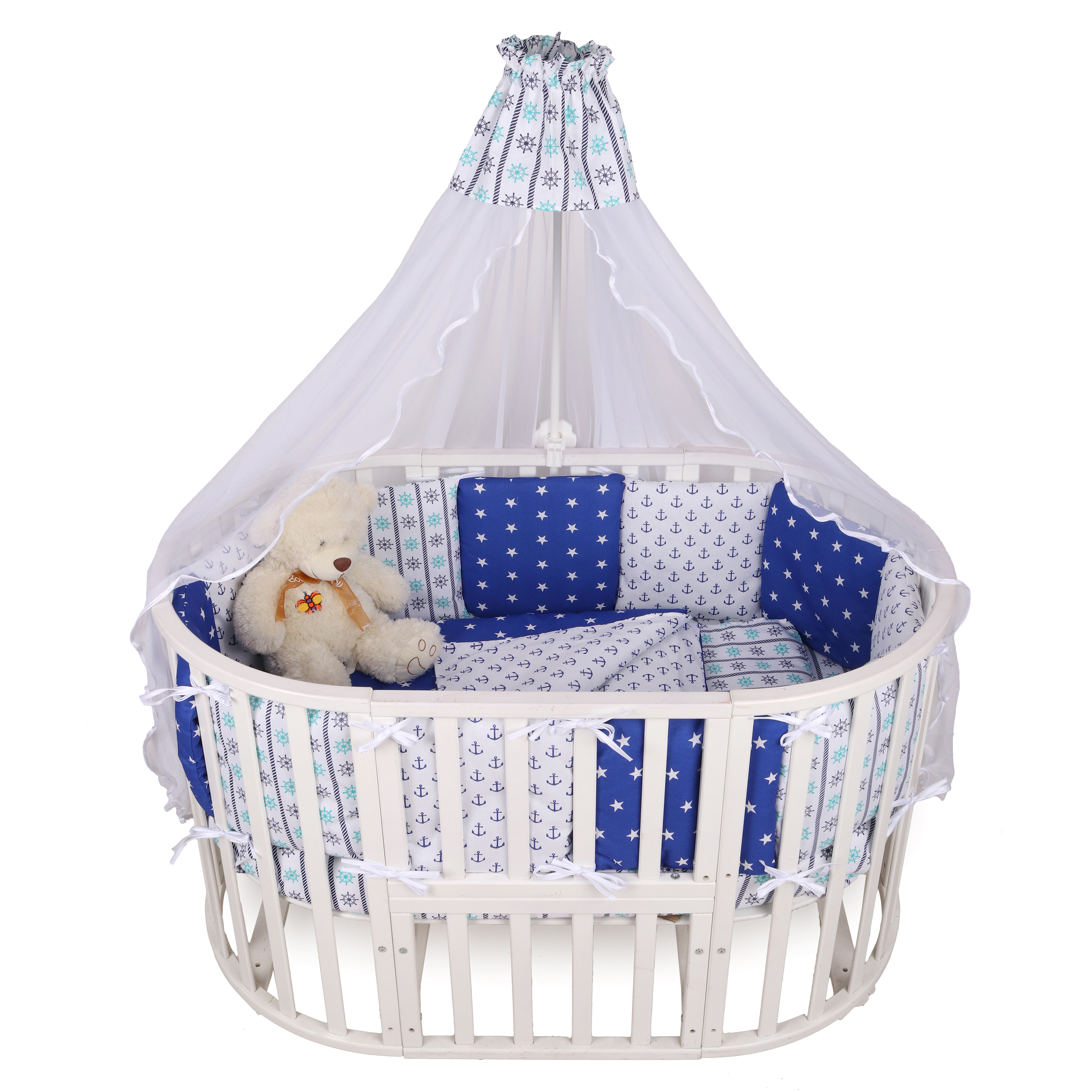 Комплект постельного белья Amarobaby Море 4предмета ABDM-3015-Br - фото 5