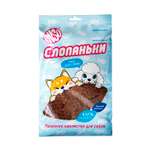 Лакомство для собак ENSO Слопаньки чипсы из лосося с яблоком размер M 40г