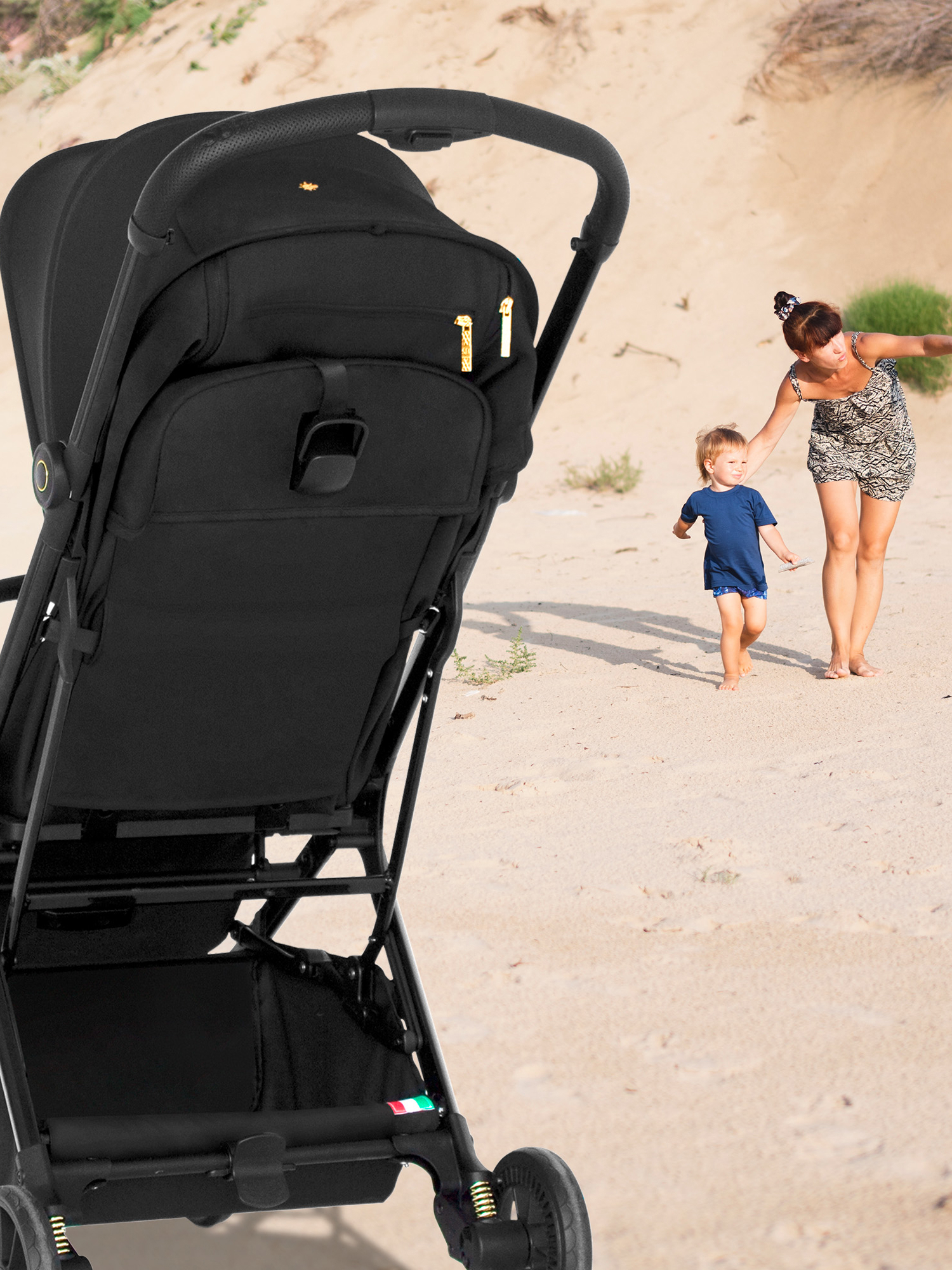 Коляска прогулочная Sweet Baby черный - фото 12