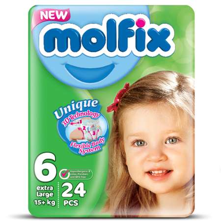 Подгузники Molfix 6 24 шт.