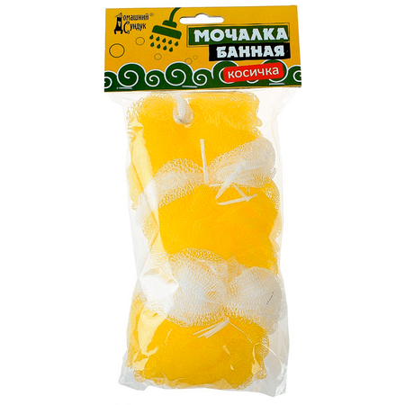 Мочалка Домашний сундук Косичка