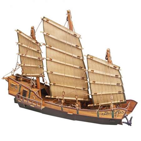 Игрушка из картона Умная бумага Джонка 377