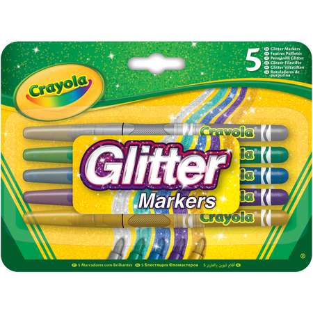 Фломастеры Crayola металлик 5 цв.