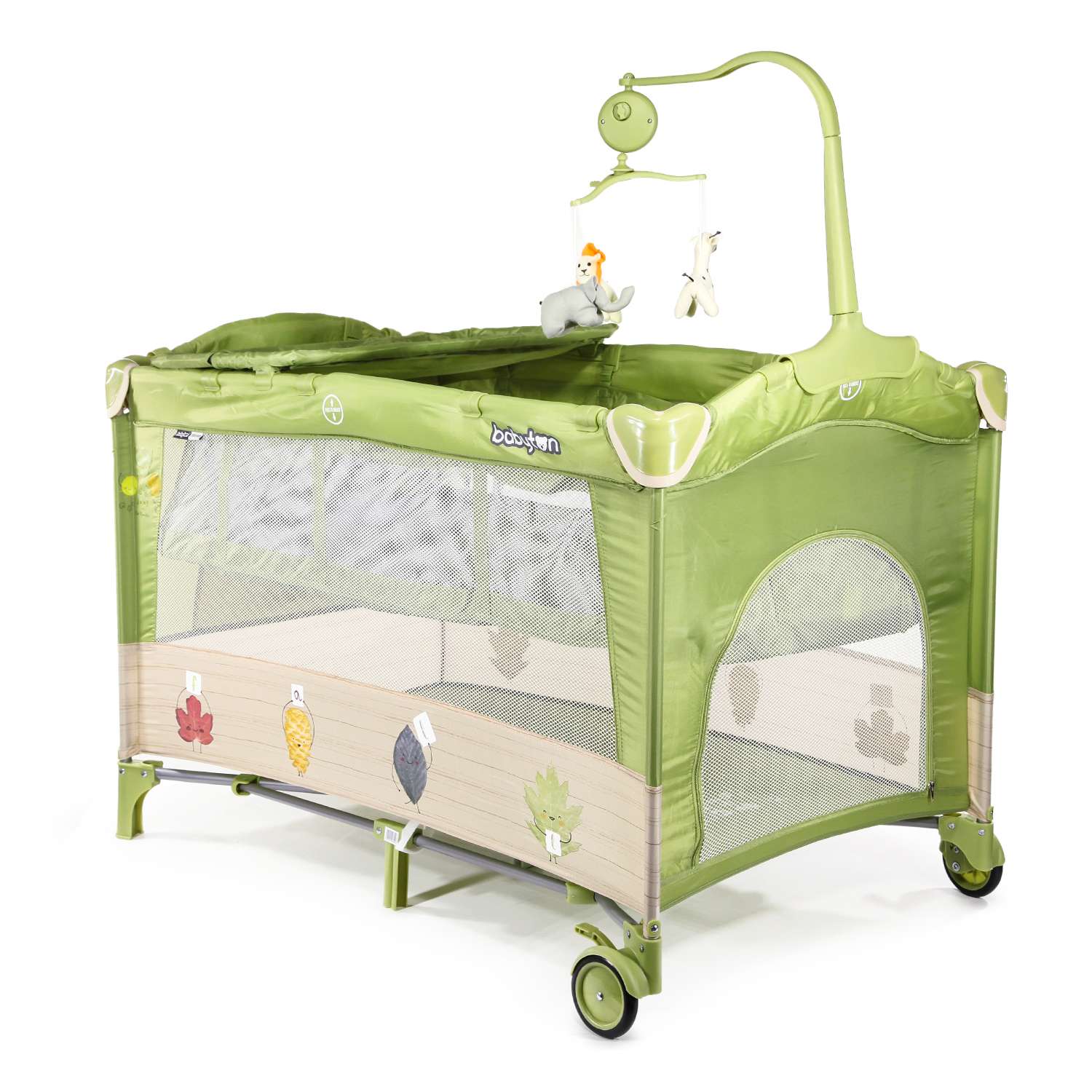 Манеж-кровать Babyton Dreamy Green P610 - фото 6
