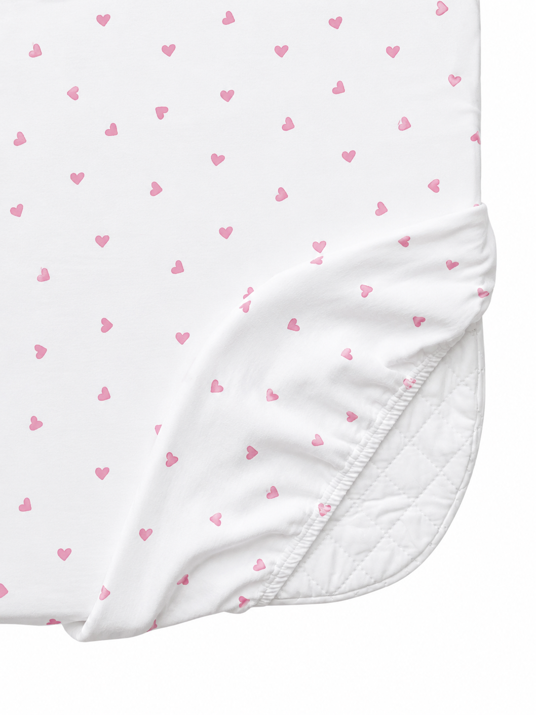 Простыня Kitten розовые сердечки 70 x 100 см на резинке - фото 4