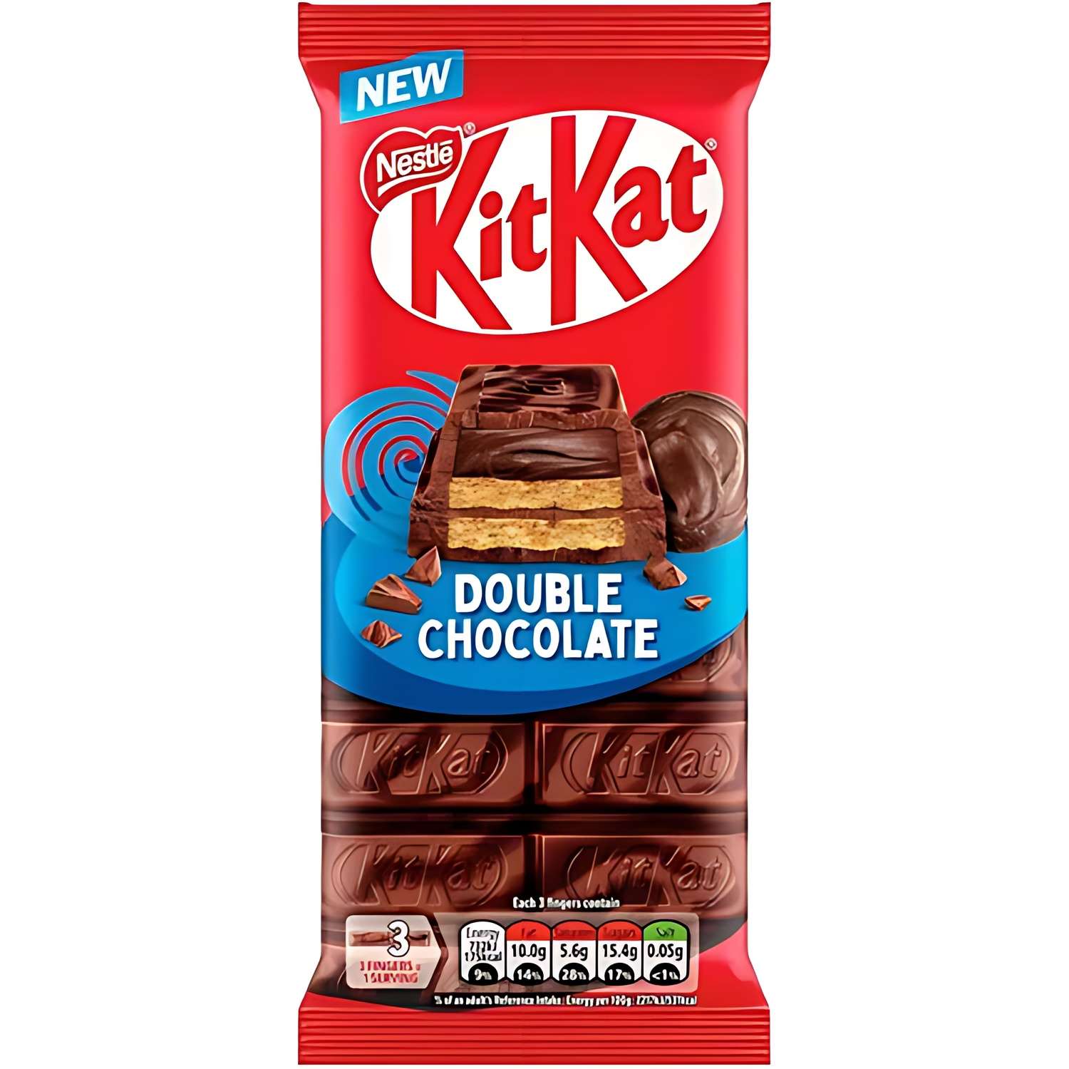 Шоколад молочный и темный KitKat с хрустящей вафлей и шоколадной начинкой 99г - фото 1