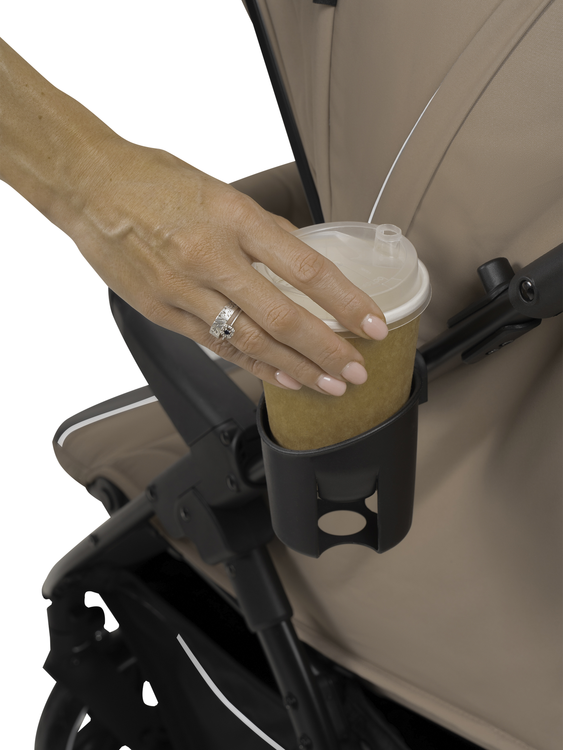 Коляска прогулочная JOVOLA SELENA 2026 всесезонная бежевый - фото 17