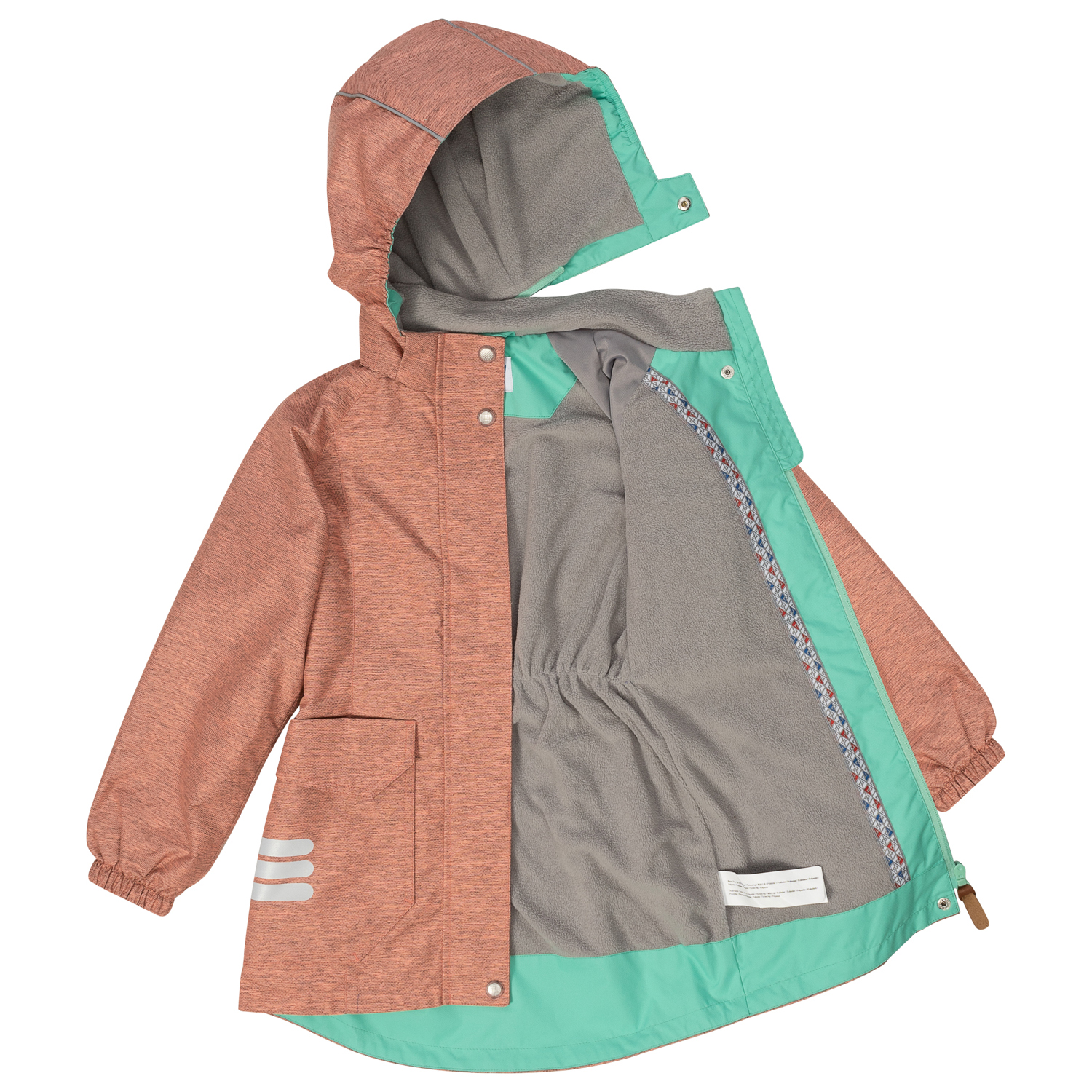 Куртка Oldos AOSS21JK2T010_коралловый меланж_ментоловый - фото 8