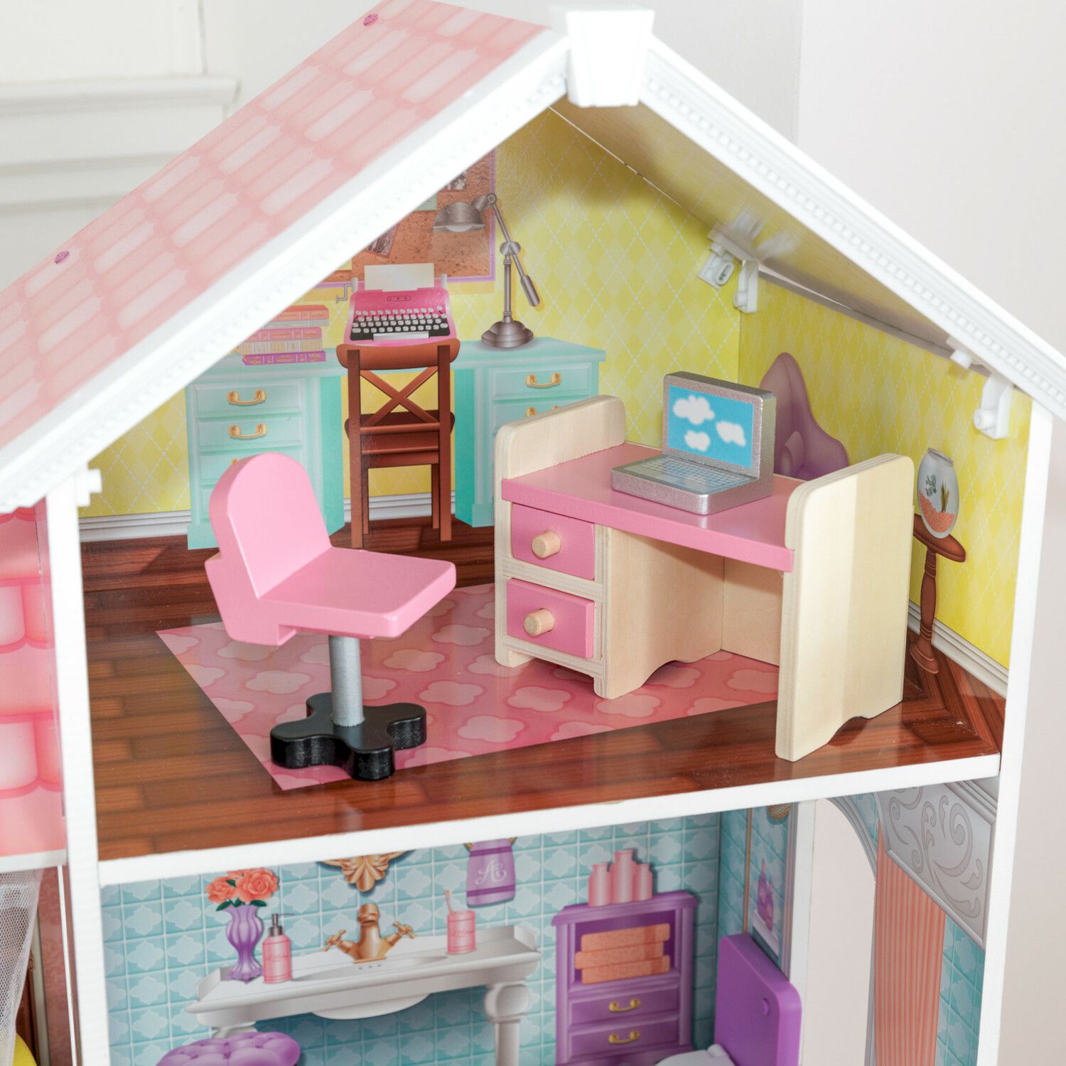 Домик для кукол KidKraft с мебелью 65242_KE - фото 16