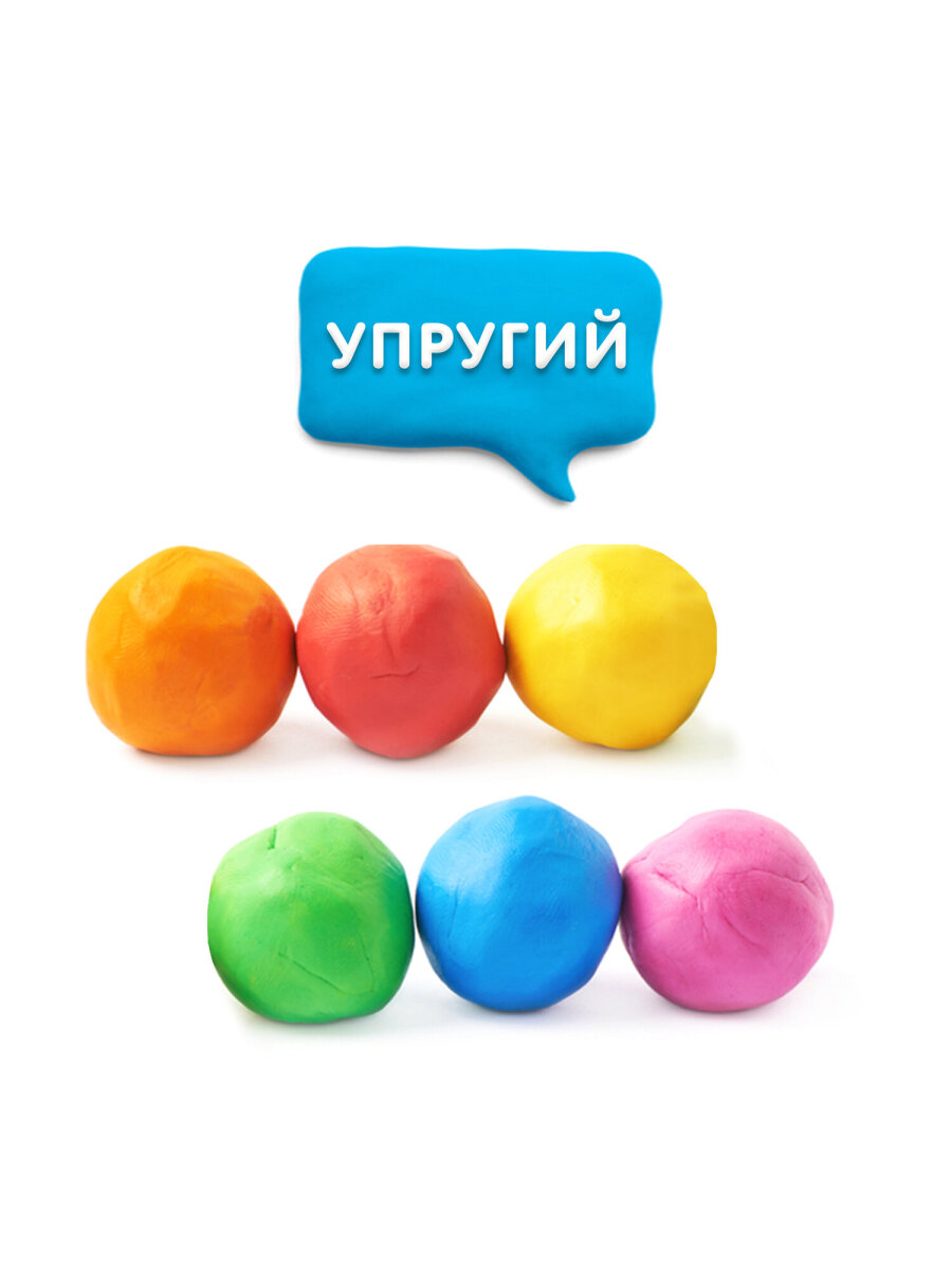 Пластилин Юнландия 12 цв. - фото 4